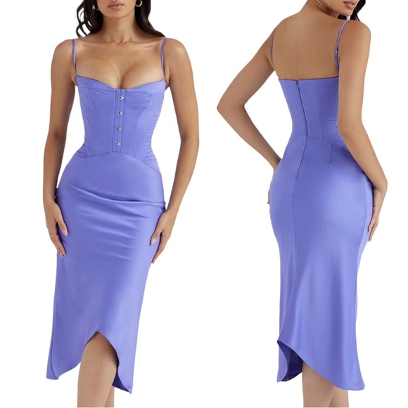 House of CB Dresses & Skirts - House of CB Lavender Corset Midi Dress